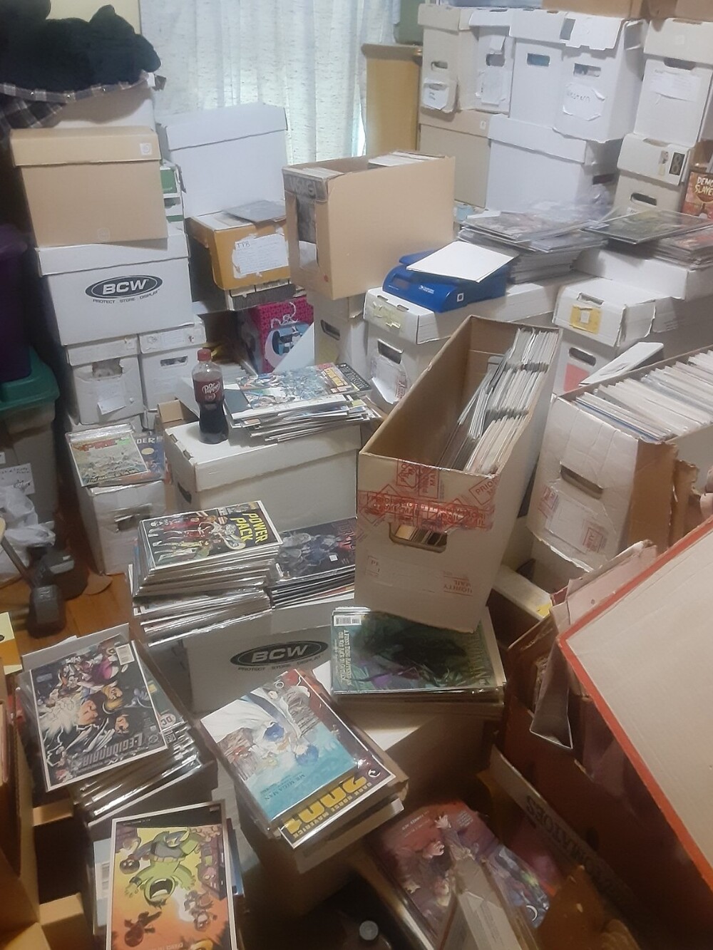 A 5 Pound Box Full Of Comic Books